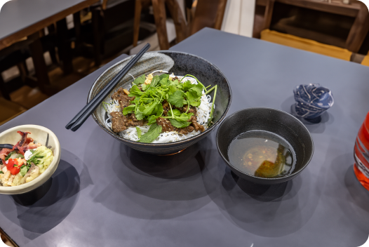 rice noodle bowl